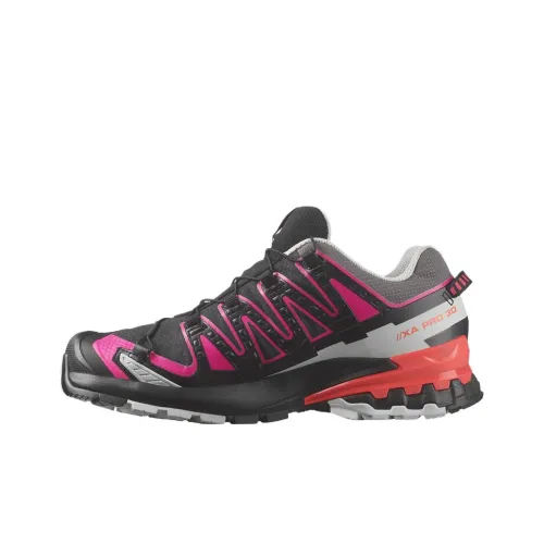 SALOMON XA Pro 3D V9 Амортизация Износостойкий Низкий Топ Уличная Обувь Женская Черная Серый