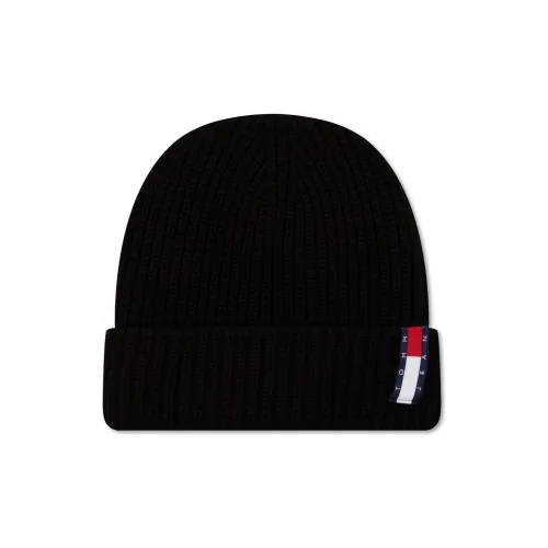 Tommy Hilfiger Acrylic Beanies Men's Black Томми Хилфигер Акриловые Шапки-бини Мужские Черные