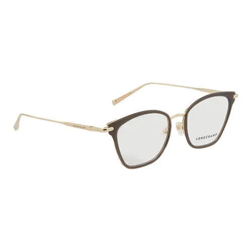 LONGCHAMP Литьевые Квадратные Оправы для очков Унисекс Коричневый