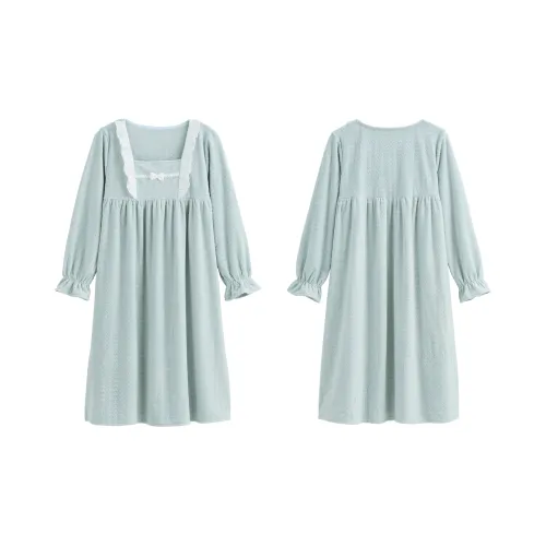 XUANZHITING Светло-синие Женские ночные сорочки
