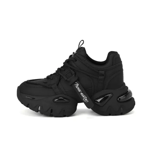 PIERCE GENTRY Низкий топ толстая подошва кроссовки 7 см женские