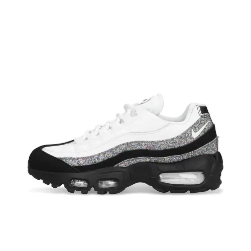 Nike Air Max 95 Low Топ Марафон Беговые кроссовки Женские Белый Серый Черный