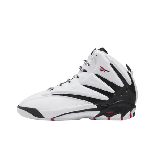 Reebok The Blast MID Топ Винтажные баскетбольные кроссовки Унисекс Черный белый