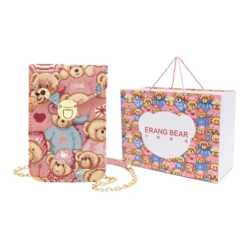 ERANGBEAR Чехол для телефона из ткани сумка через плечо мини женский розовый красный коричневый зеленый бежевый черный