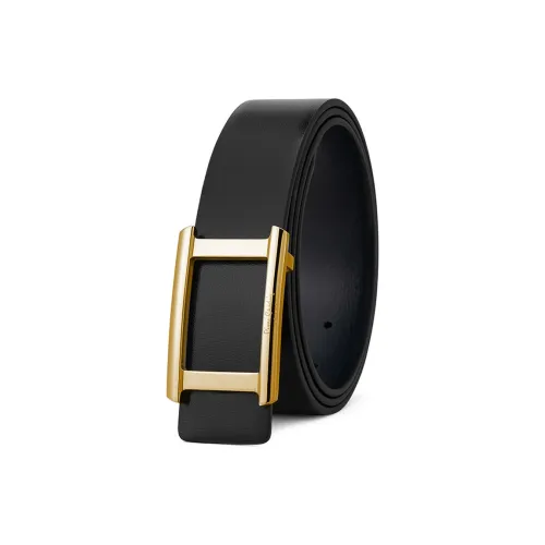 PIERRE CARDIN Мужской ремень с пряжкой-пластиной для YOUNG и среднего возраста брюки из коровьей кожи ремни черный 3,4 см