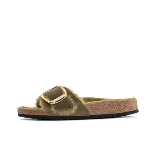 Birkenstock Слипоны Женские Оливковый Стандартный