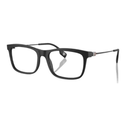 Burberry Металлические ацетатные оправы для очков нерегулярной формы мужские черные