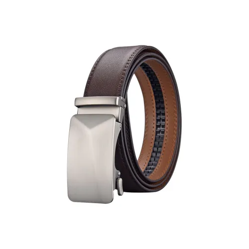 PISHUSHU Коровья кожа Автоматическая застежка Ремень Мужской Ширина корпуса 3,5 см