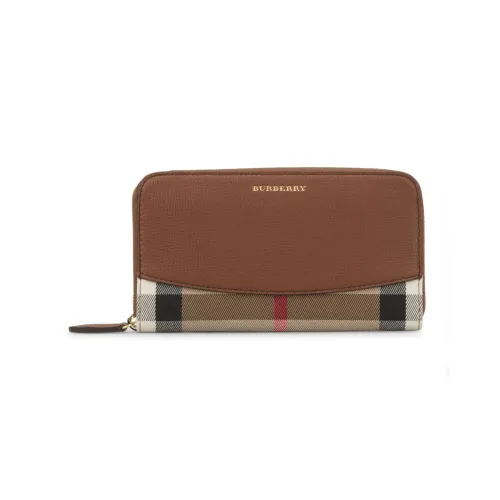 Burberry Телячья кожа Кошелек Женские Коричневый