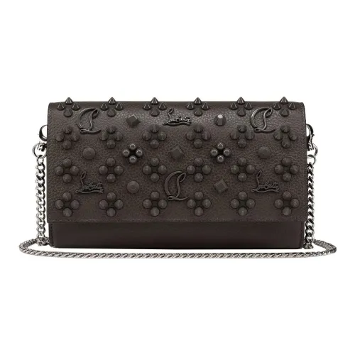 CL LUBOTING с рельефной телячьей кожей портативная сумка через плечо кошелек женский ракета серый