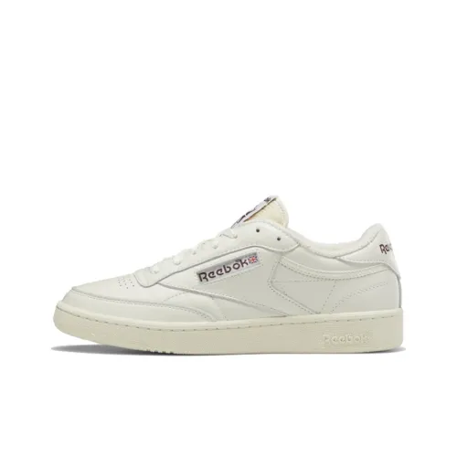 Reebok CLUB C 85 VINTAGE Устойчивые к истиранию низкие скейтборд-кроссовки унисекс бежевые