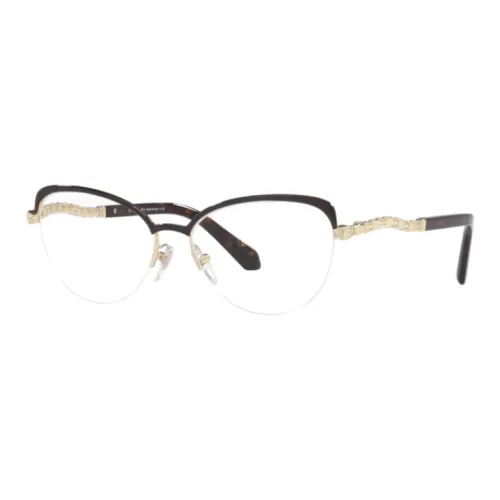 BVLGARI Металл Кошачий глаз Оправы для очков Женские Золото