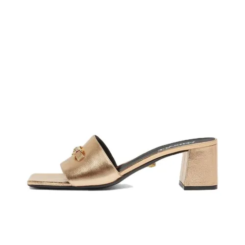 VERSACE Medusa '95 Антибактериальные Слипоны Женские Золотые