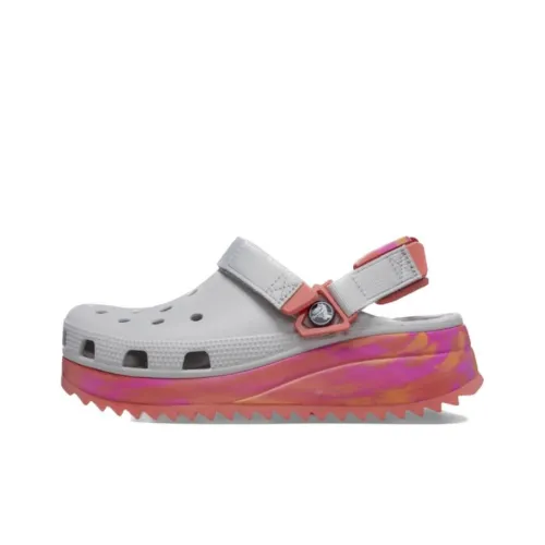 Crocs Сабо Серо-розовый Унисекс