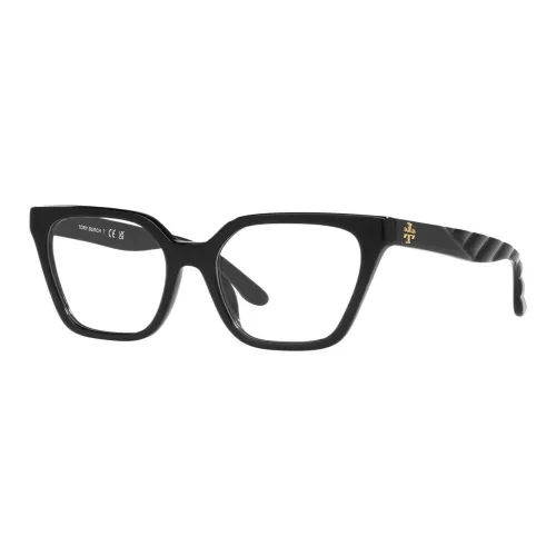 TORY BURCH Ацетат Прямоугольные Оправы для Очков Женские Черные