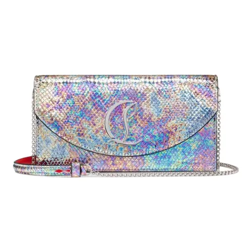 CL LUBOTING Телячья кожа с вставками из кожи через плечо клатч женский радужный