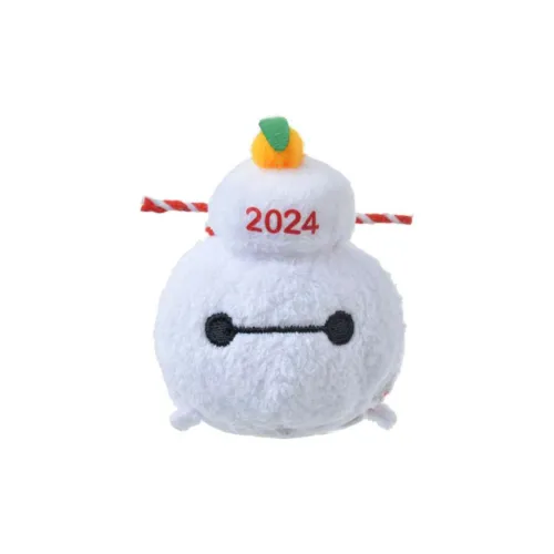 Disney 2024 New Year Collection Tsum Baymax Мини S Куклы Плюшевая кукла 7 см Высота