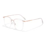 Прозрачный розово-золотой