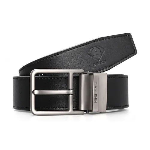 NINE NAIL Топ Коровья Кожа Натуральная Кожа Мужской Ремень Мужской Ширина 3,5 см