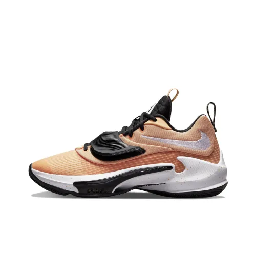 Nike Freak 3 Low Топ Баскетбольные кроссовки Мужской Светло-розовый Международная версия