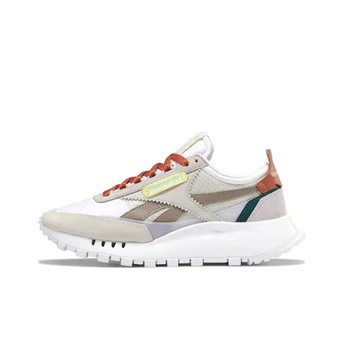 Reebok Classic Leather Legacy Low Топ Повседневная обувь Женские Песчаниковый Белый