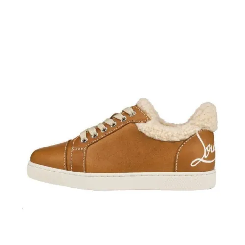 Christian Louboutin Скейтборд Кроссовки Низкие Коричневые Женские