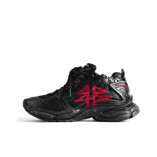 Balenciaga Runner массивные кроссовки низкие топ черные мужские