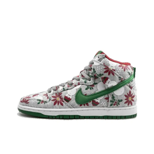 Concepts x Nike Dunk SB Dunk SB High Топ Скейтборд Кроссовки Унисекс Серый Красный Зеленый