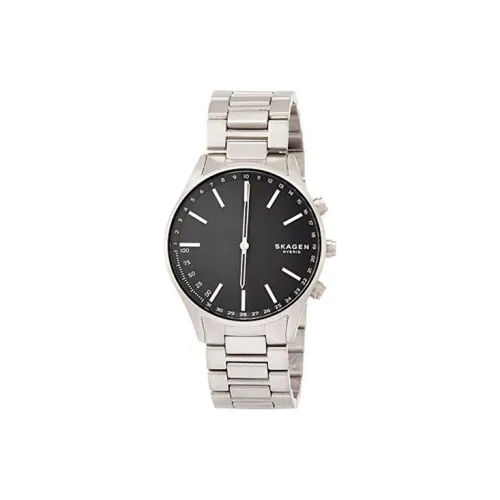 SKAGEN Watch Кварцевый механизм Титан Ремешок 40 мм Черный циферблат Унисекс