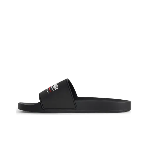 Balenciaga Pool Slide Тапочки Мужские Черные