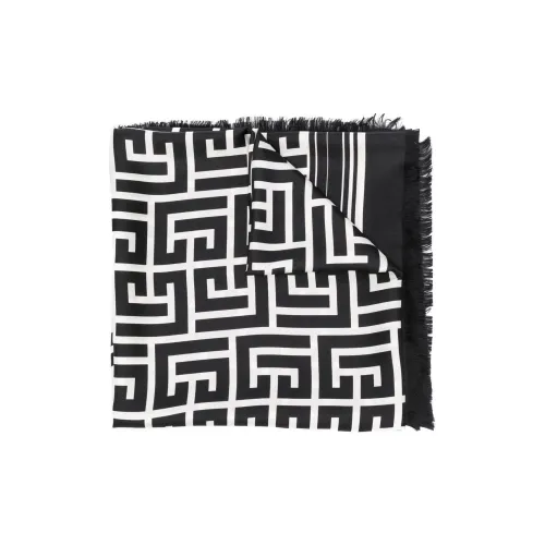 BALMAIN Вязаные шарфы Женские Черный