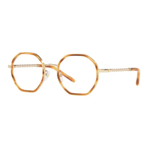TORY BURCH Металл Нерегулярная форма Оправы для очков Женские Желтый