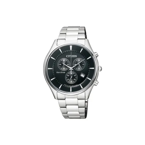 CITIZEN Кварцевый механизм нержавеющая сталь ремешок часы 40 мм черный циферблат AT2360 59E