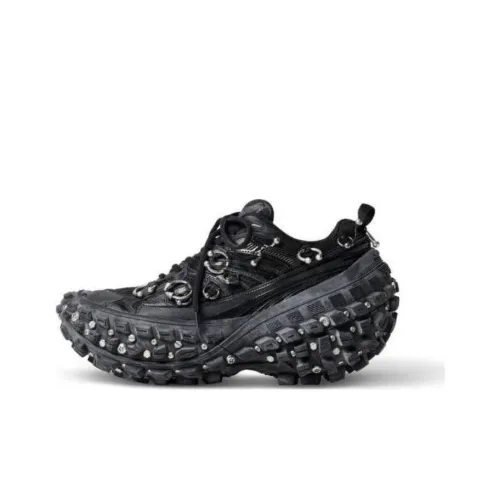 Balenciaga Defender массивные кроссовки Low Top черные женские