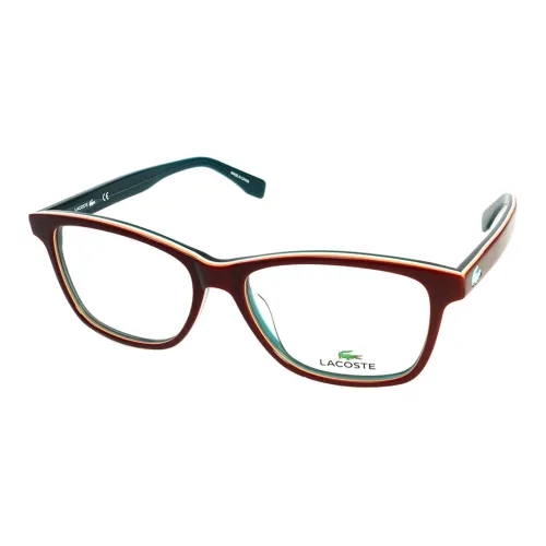 LACOSTE Пластик Нерегулярная форма Оправы для очков Унисекс Красный