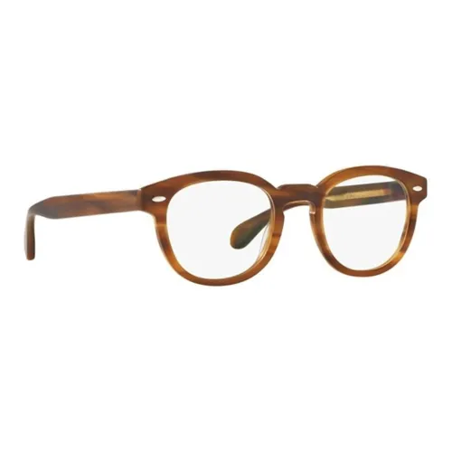 Oliver Peoples Ацетат Нерегулярная форма Оправа для очков Унисекс Коричневый