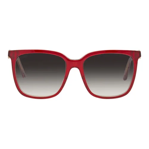 Cartier Нерегулярная форма Солнцезащитные очки Женские Красный