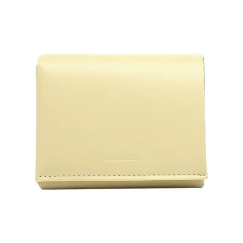 JIL SANDER Кожа Кошелек Мужской Желтый