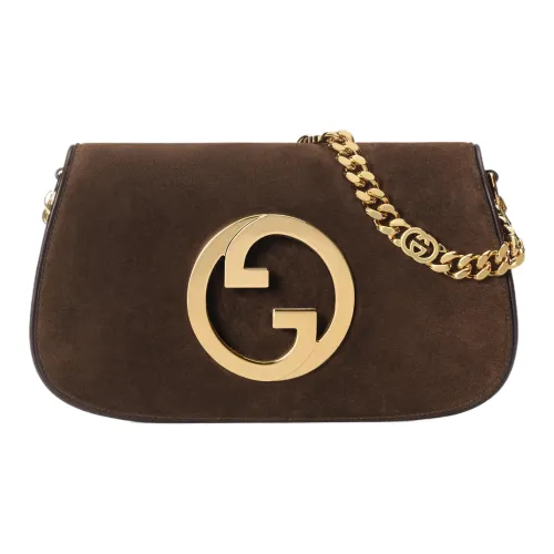 GUCCI Blondie Замшевые сумки через плечо сумка на плечо женская коричневая