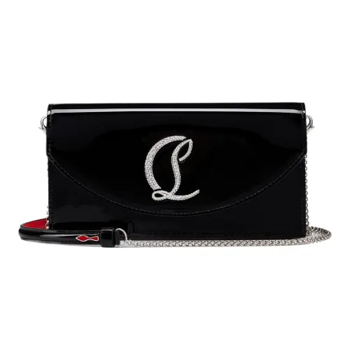 CL LUBOTING Лакированная кожа Телячья кожа Одно плечо Через плечо Клатч Женские Черный