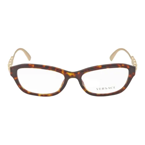 VERSACE Пластик Нерегулярная форма Оправы для очков Унисекс Черепаховый