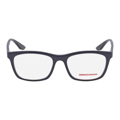 PRADA Пластик Квадратные Оправы для Очков Мужские Морской Синий