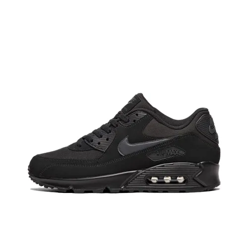 Nike Air Max 90 Low Топ Повседневная обувь Мужская Черная