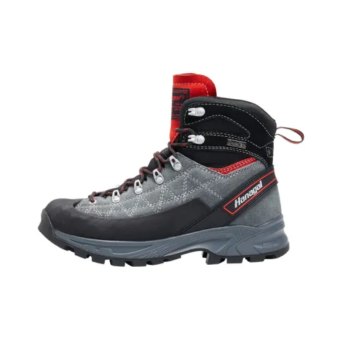 Hungo Impact Resistant Поддержка Устойчивый к износу Водонепроницаемый Противоскользящий Высокий Топ Уличная обувь Унисекс Серый Красный