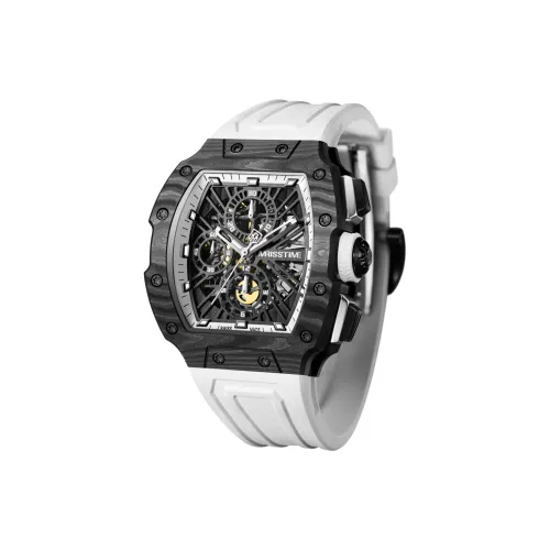 MRISSTIME Автоматический Механический Механизм Мужские Часы 44,3mm*50mm Черный