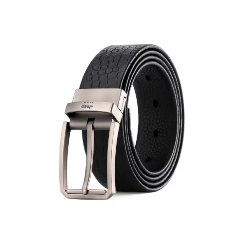 JEEP SPIRIT Модный Новинка Повседневный Для Средний Юность Кожаные ремни Мужской Ширина 3,5 см