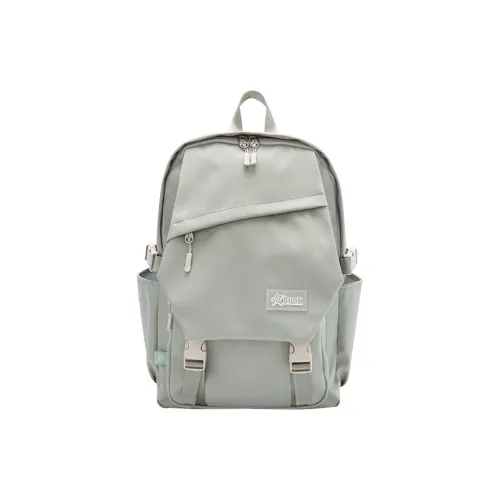 SEM R Полиэстер Ноутбук Сумка Рюкзак Большой Унисекс Серо-зеленый Молочно-белый Черный