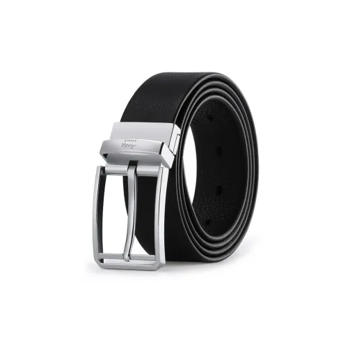 JEEP SPIRIT Высокий уровень Деловой формальный Роскошный Бренд Кожаные ремни Мужской Ширина 3,5 см