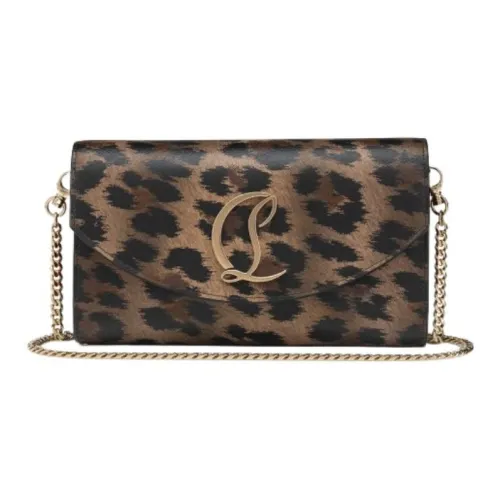 CL LUBOTING Телячья кожа Сумка через плечо Кошелек Женские Коричневый