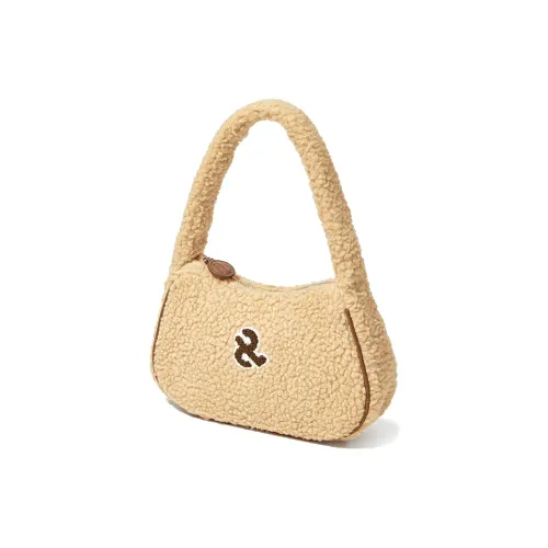 LIVEBOX EN DIRECT Шерпа Сумка через плечо Женская Бежевый Абрикос